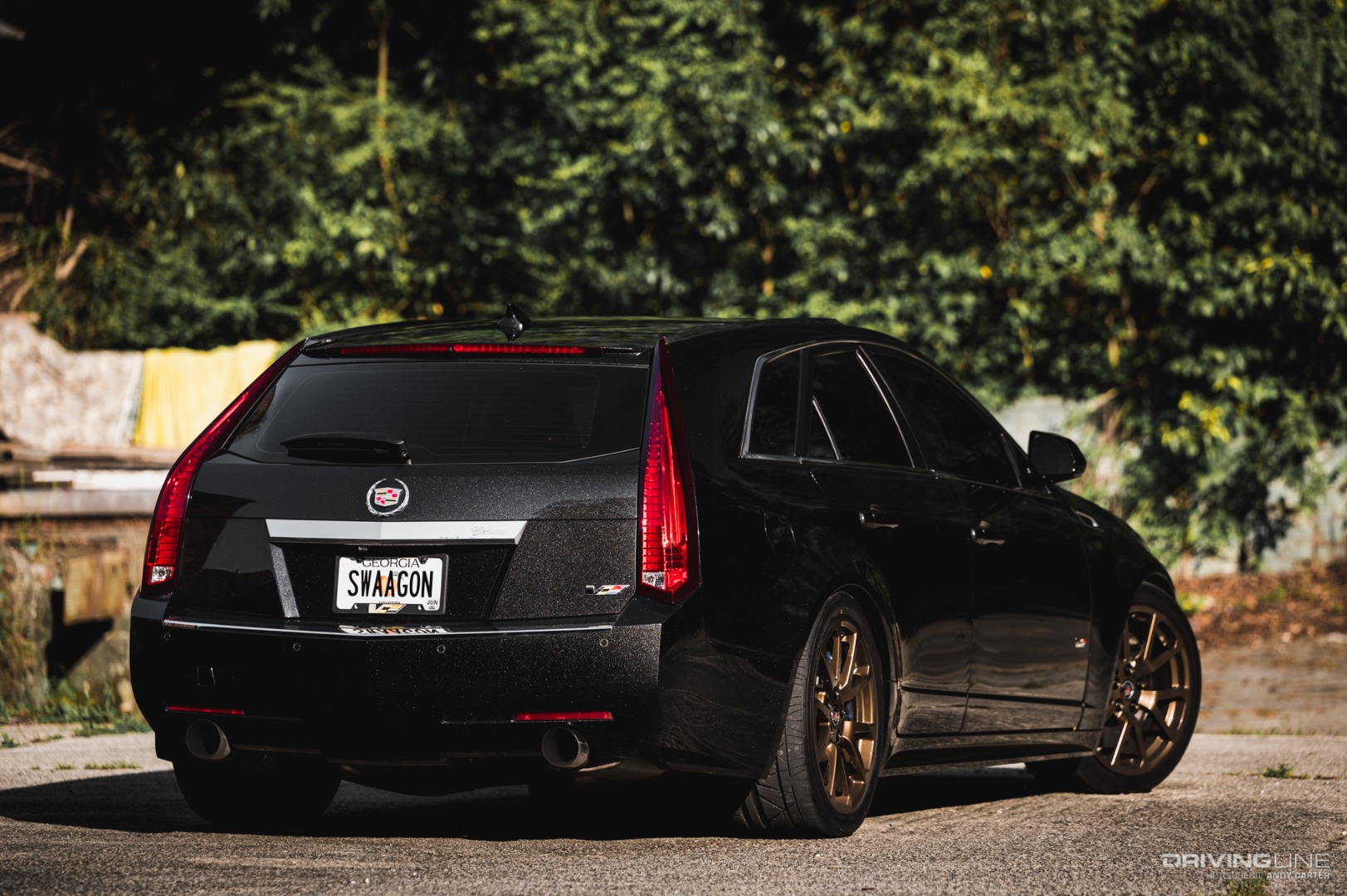 Cadillac CTS-V Wagon from rear