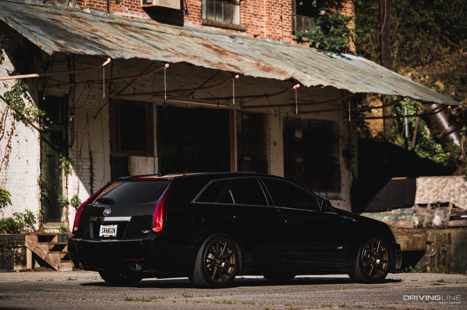 Cadillac CTS-V Wagon from rear