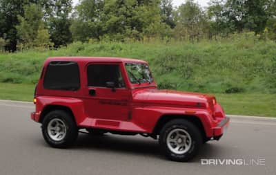 The 1990-94 Jeep Wrangler Renegade YJ Was The Weirdest 'Street Performance'  4x4 SUV Of The '90s | DrivingLine