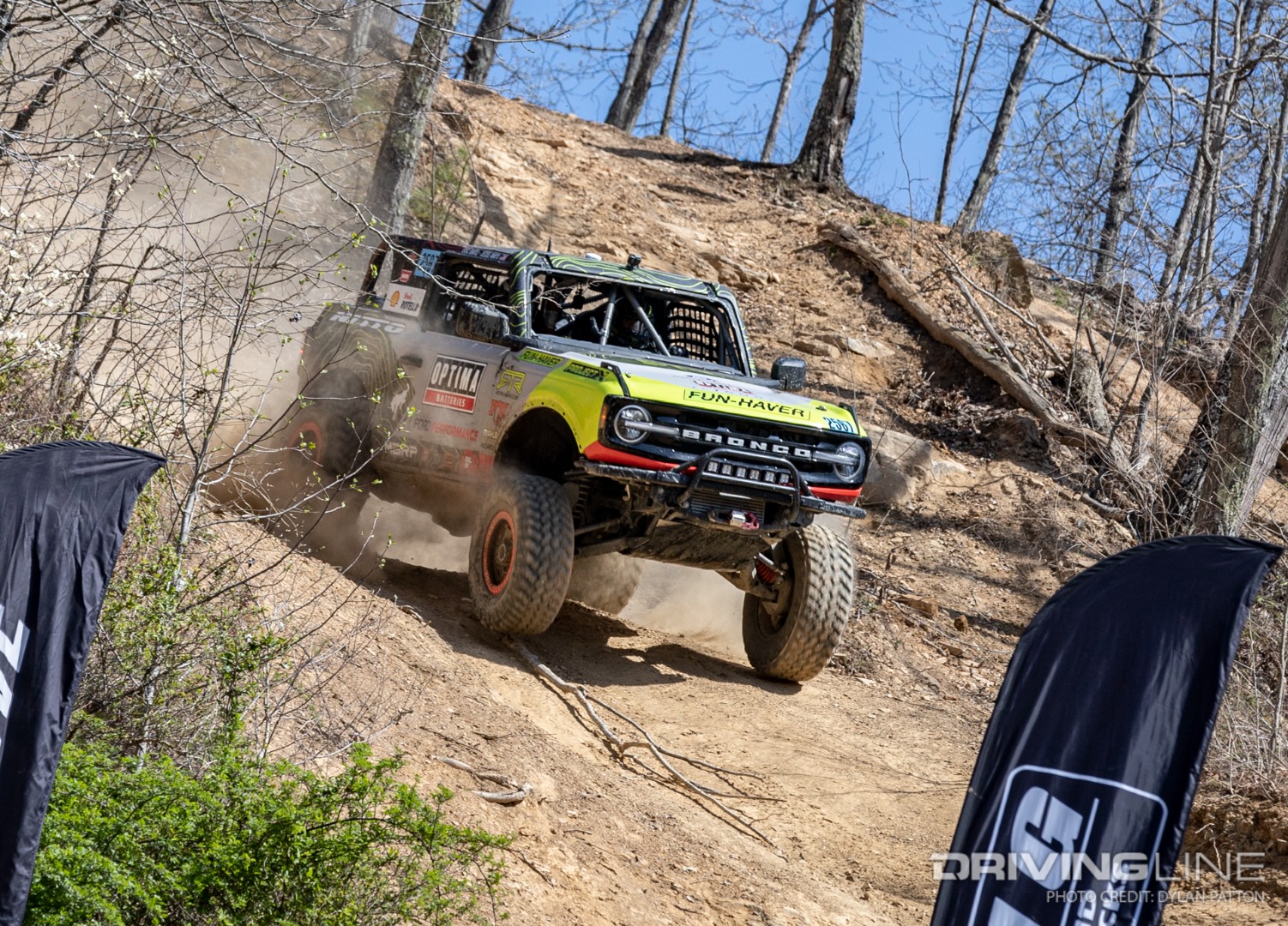 Ford Bronco off-road racing in Ultra4 EMC race on Nitto Trail Grappler tires