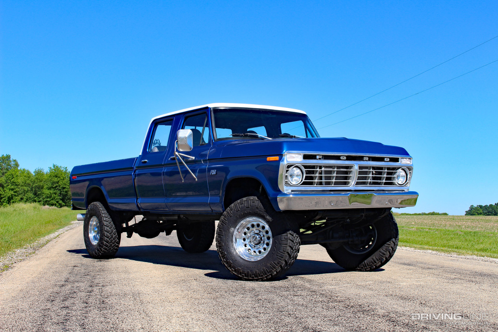 1973 Ford F250 High Boy Diesel on Nitto Trail Grappler tires