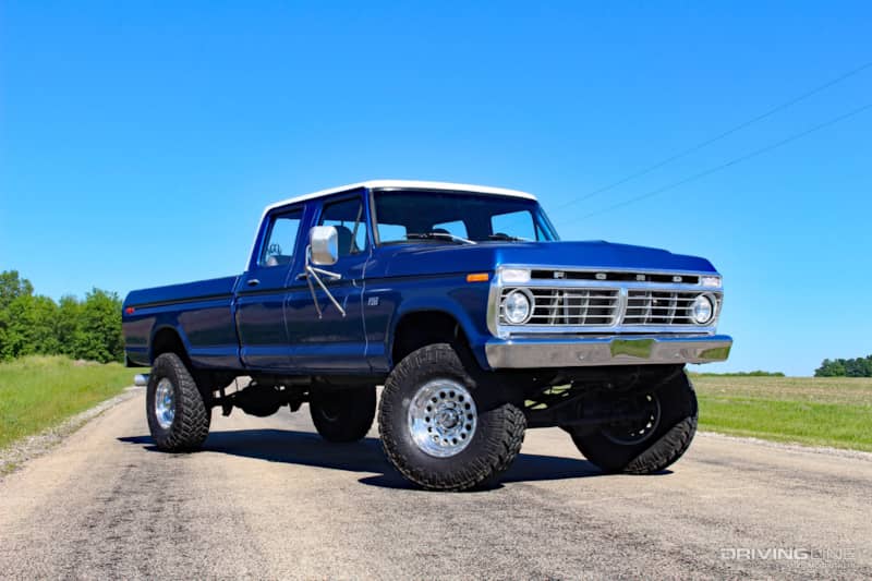 1973 Ford F250 High Boy Diesel on Nitto Trail Grappler tires