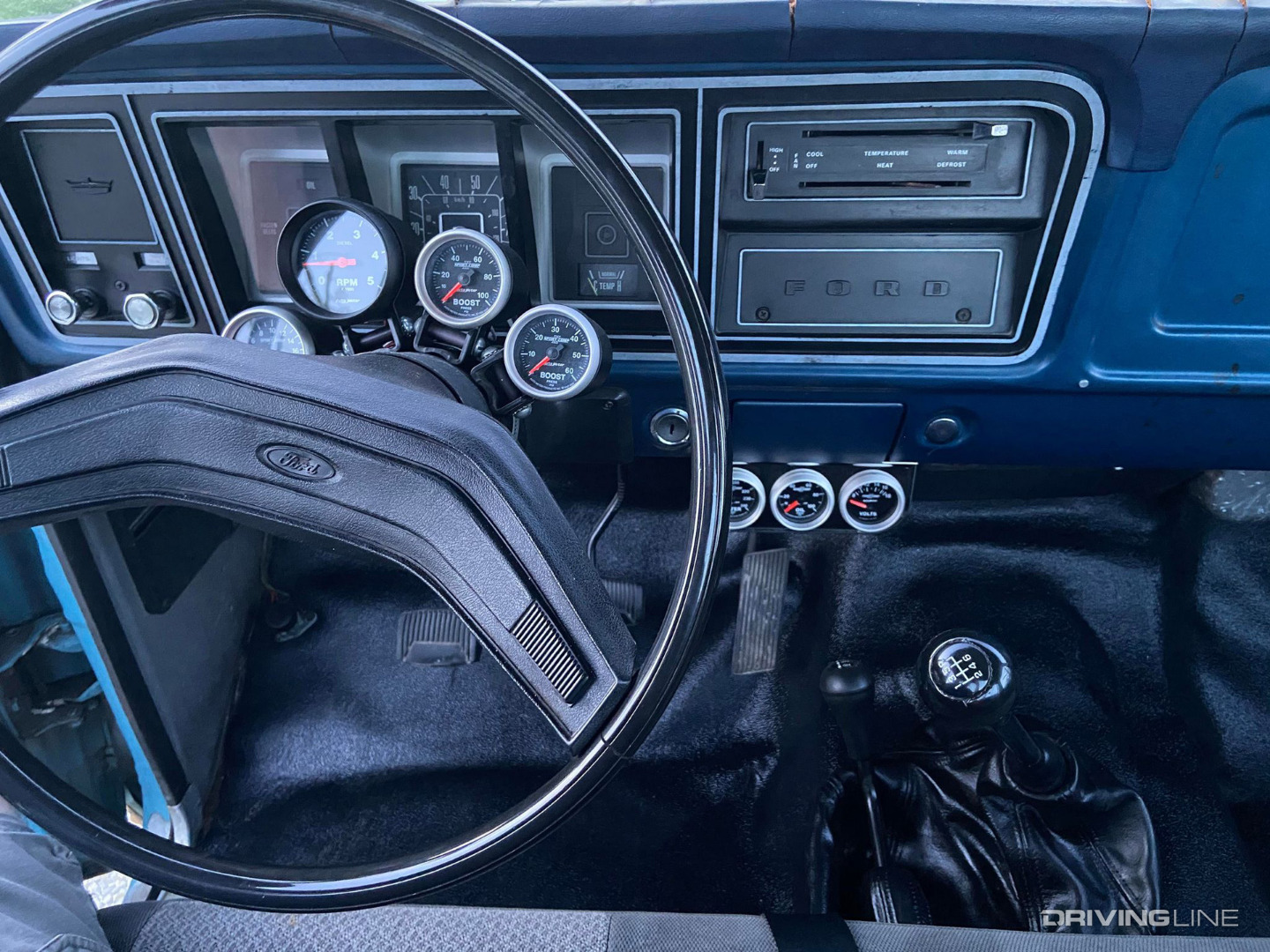 Dent Side Ford Interior Cummins Conversion