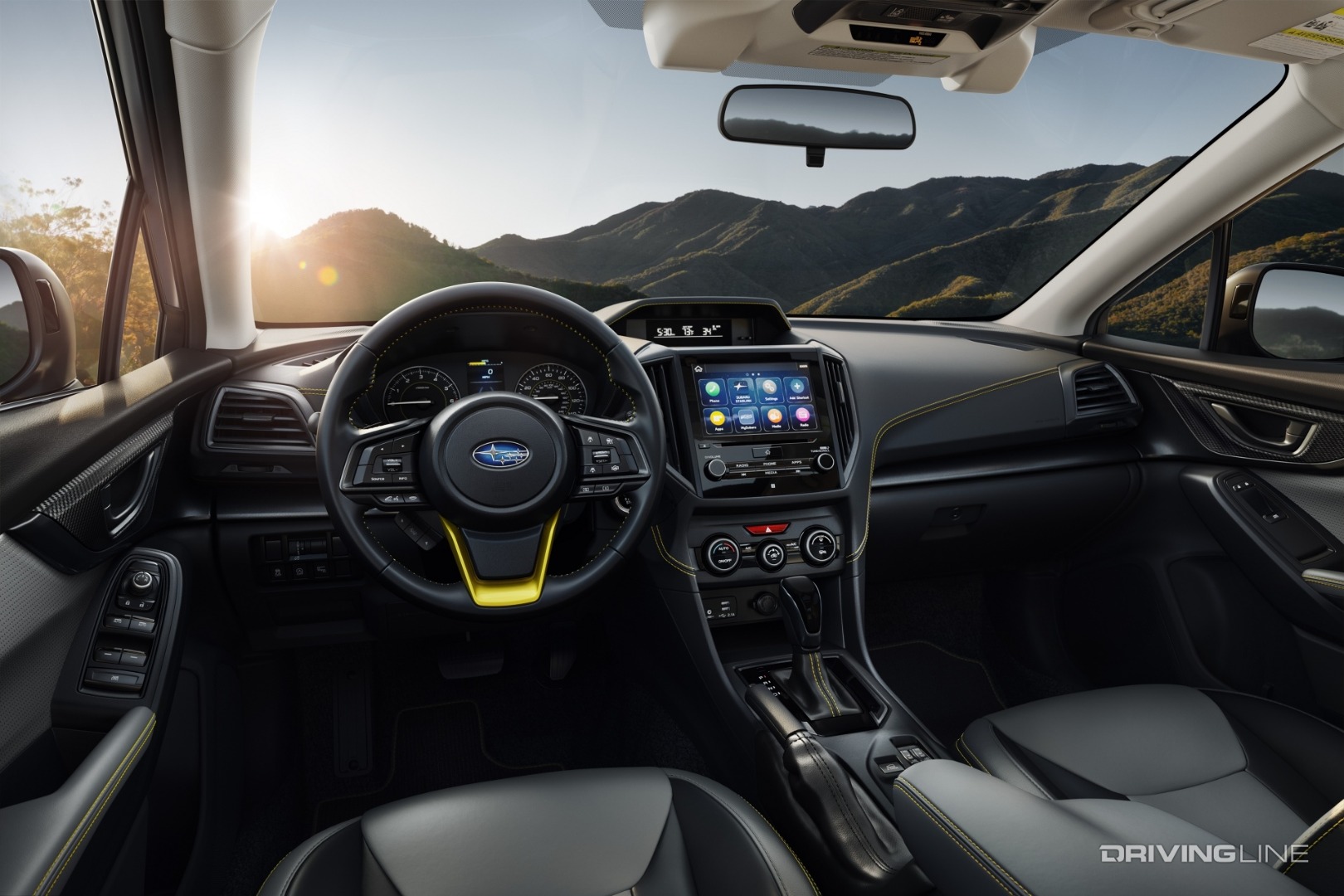 2022 Subaru Crosstrek Sport dashboard