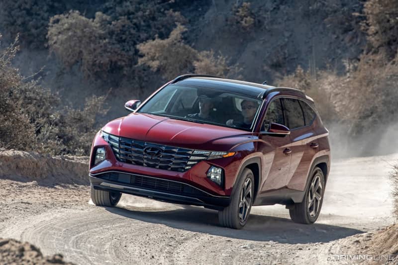 2022 Hyundai Tucson on Trail