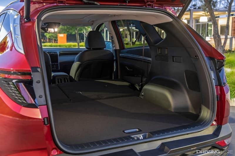 Hyundai Tuscon Rear Cargo Area