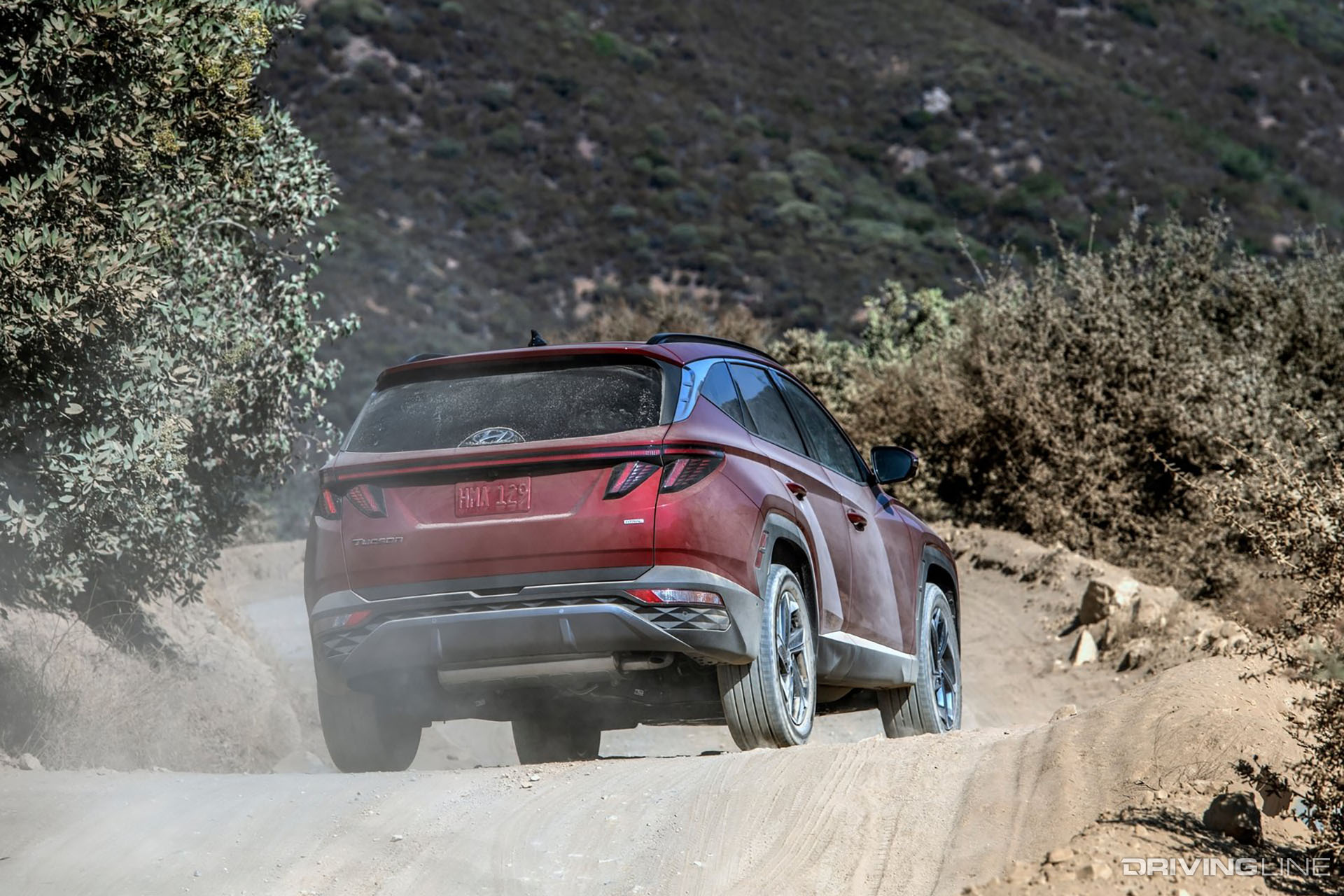 Hyundai Tuscon on Trail