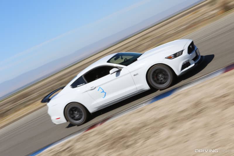 Ford Mustang S550 on Track