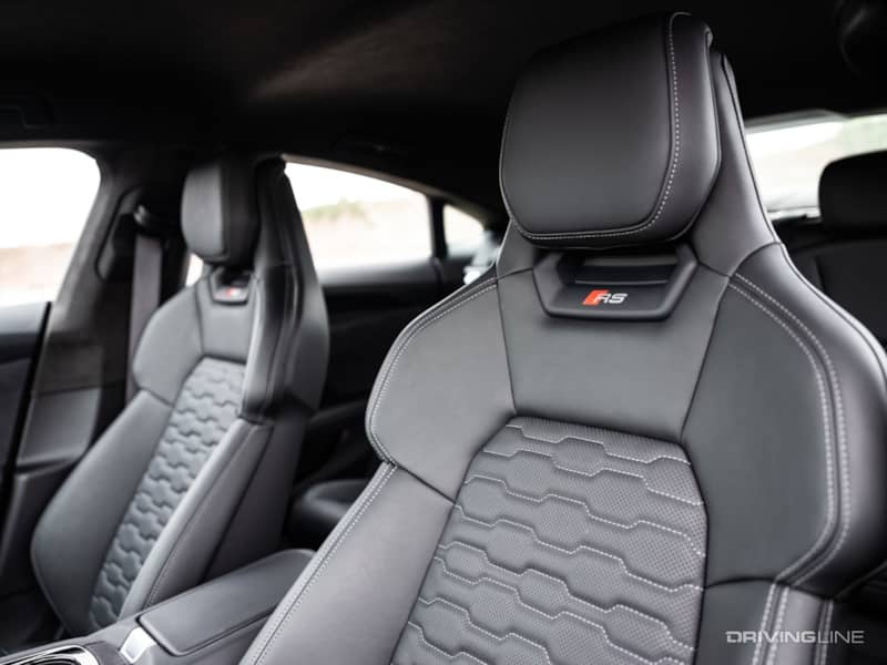 2022 Audi RS e-tron GT seats
