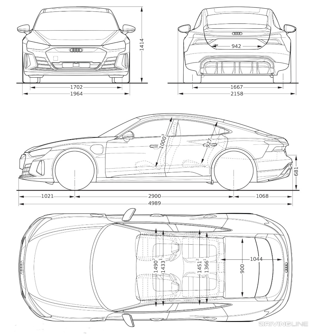 2022 Audi RS e-tron GT spec sheet