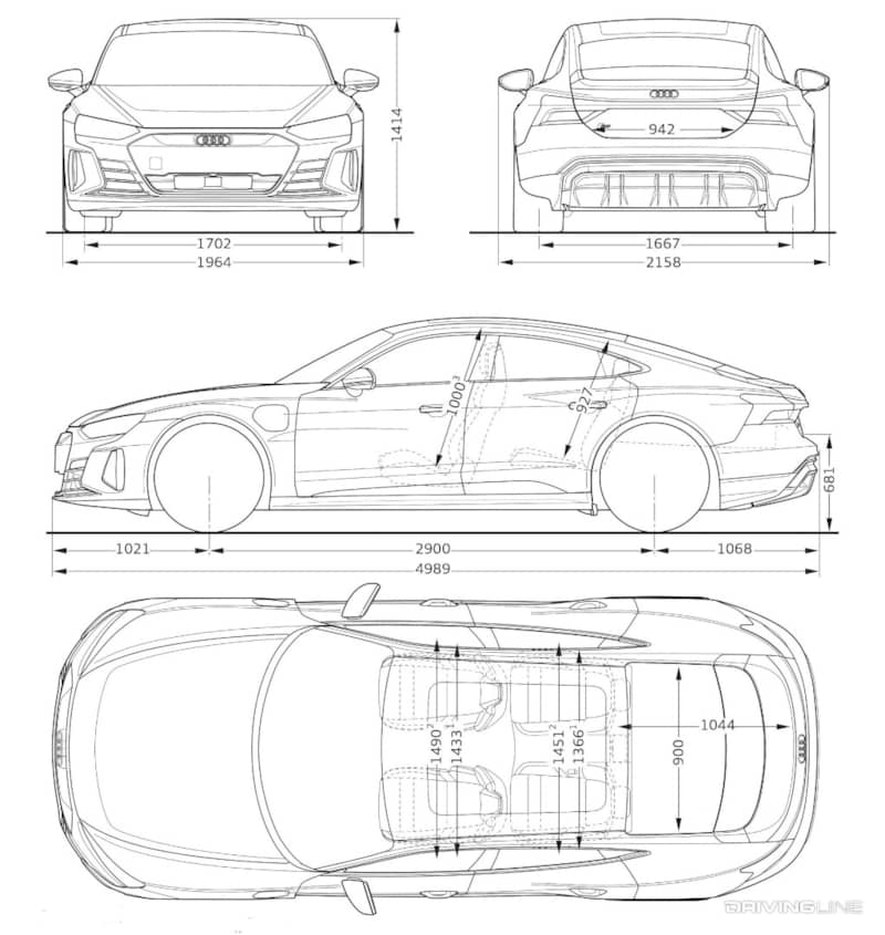 2022 Audi RS e-tron GT spec sheet