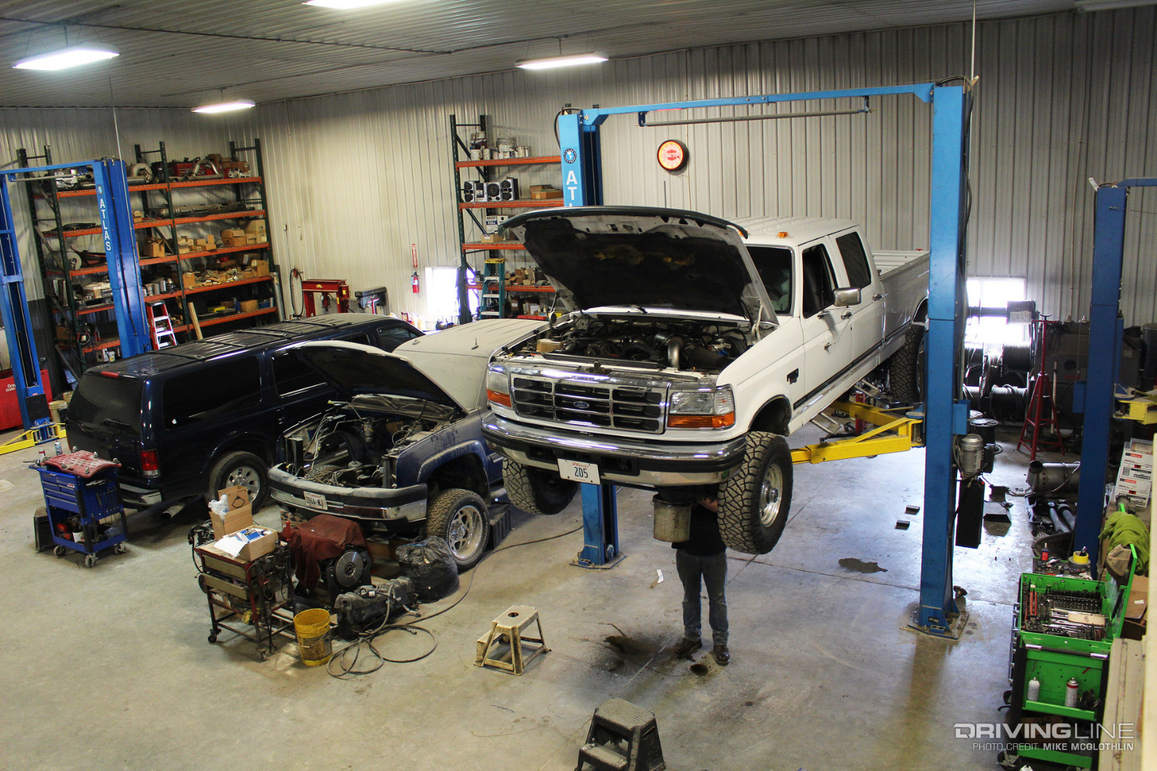 Diesel Shop 1997 Ford F-350 Power Stroke on Nitto Ridge Grappler tires