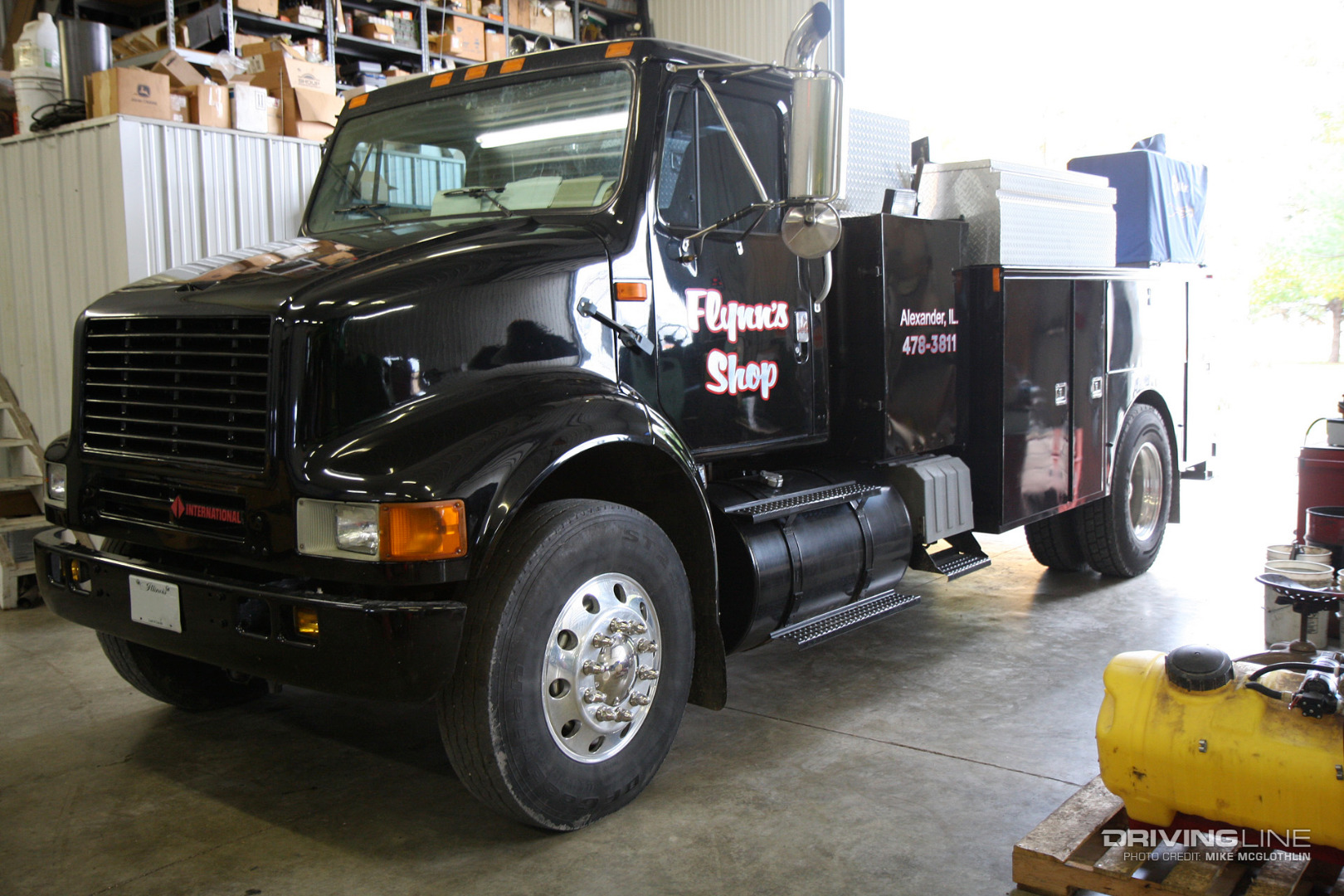 International Diesel Field Service Truck