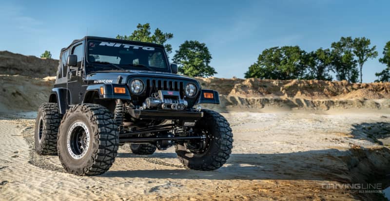 2005 Jeep Wrangler Rubicon TJ Build on 37s and 1-ton axles