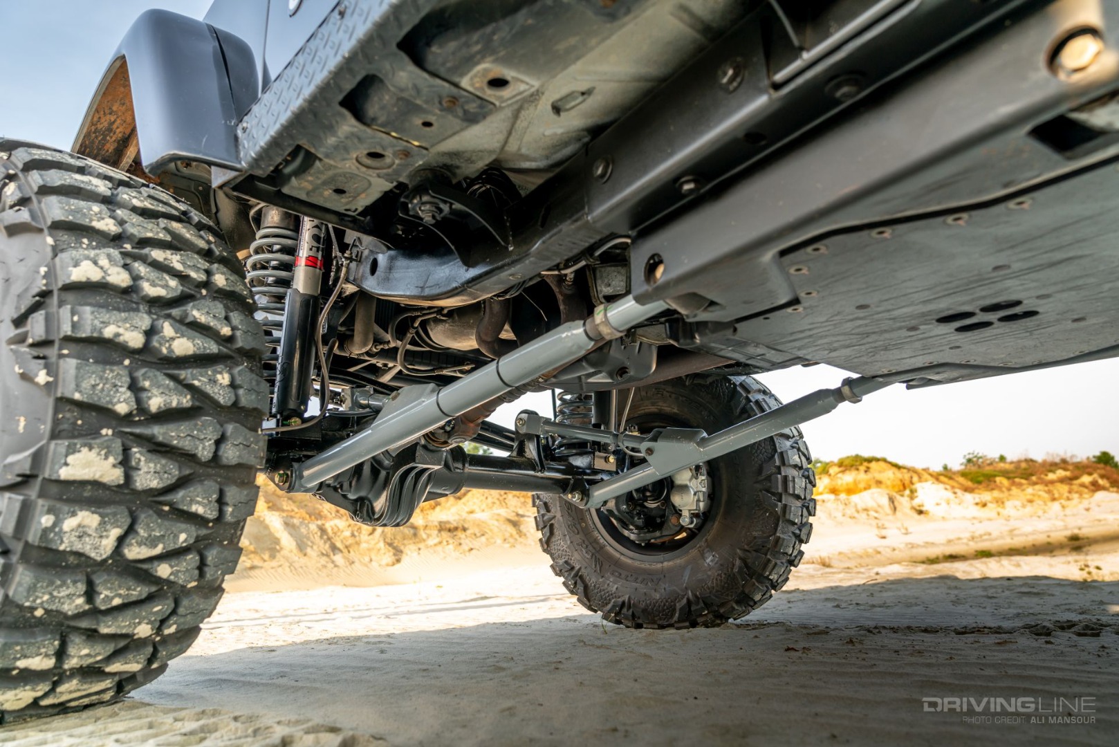 Long arm suspension 2005 Jeep Wrangler Rubicon TJ Build on 37s and 1-ton axles