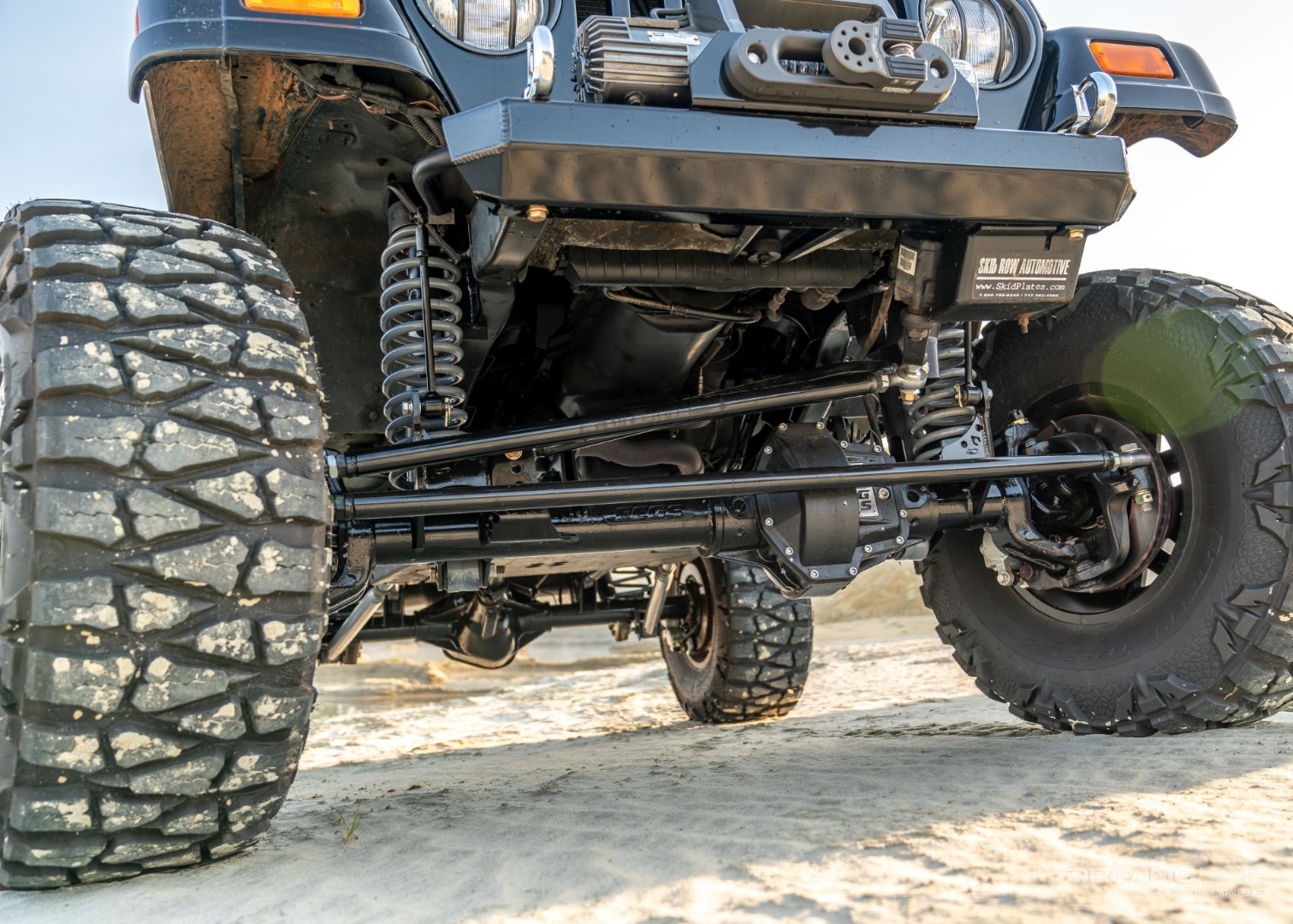 2005 Jeep Wrangler Rubicon TJ Build on 37s and 1-ton axle and Nitto Mud Grappler tiress