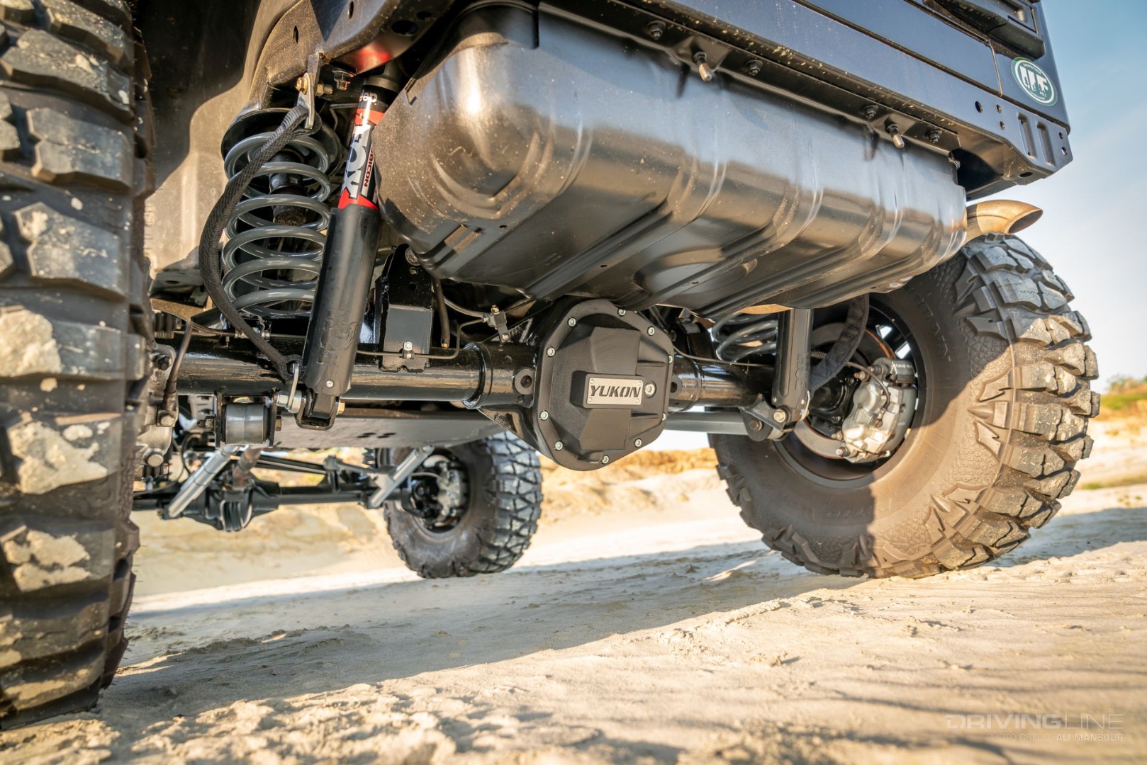 Dana 60 rear axle of 2005 Jeep Wrangler