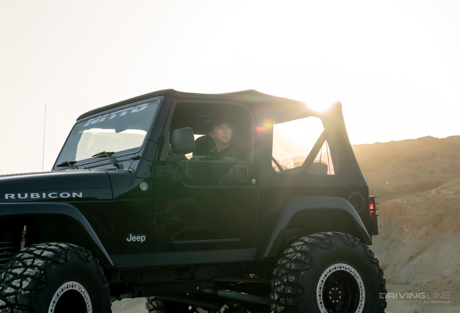 soft top of 2005 Jeep Wrangler Rubicon TJ Build on 37s and 1-ton axles