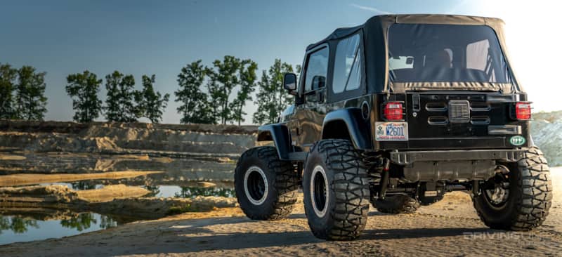 2005 Jeep Wrangler Rubicon TJ Build on 37-inch Nitto Mud Grappler tires