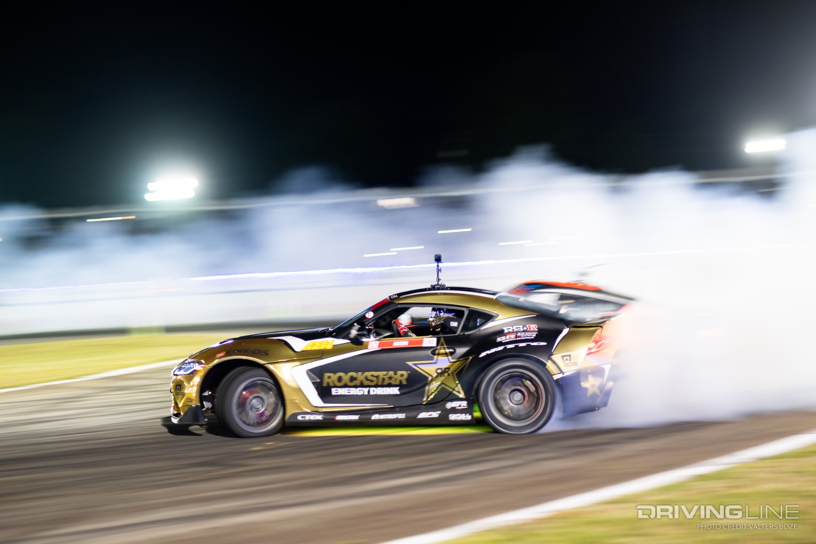 Fredric Aasbo tandem drifting against Chris Forsberg at 2022 FDATL