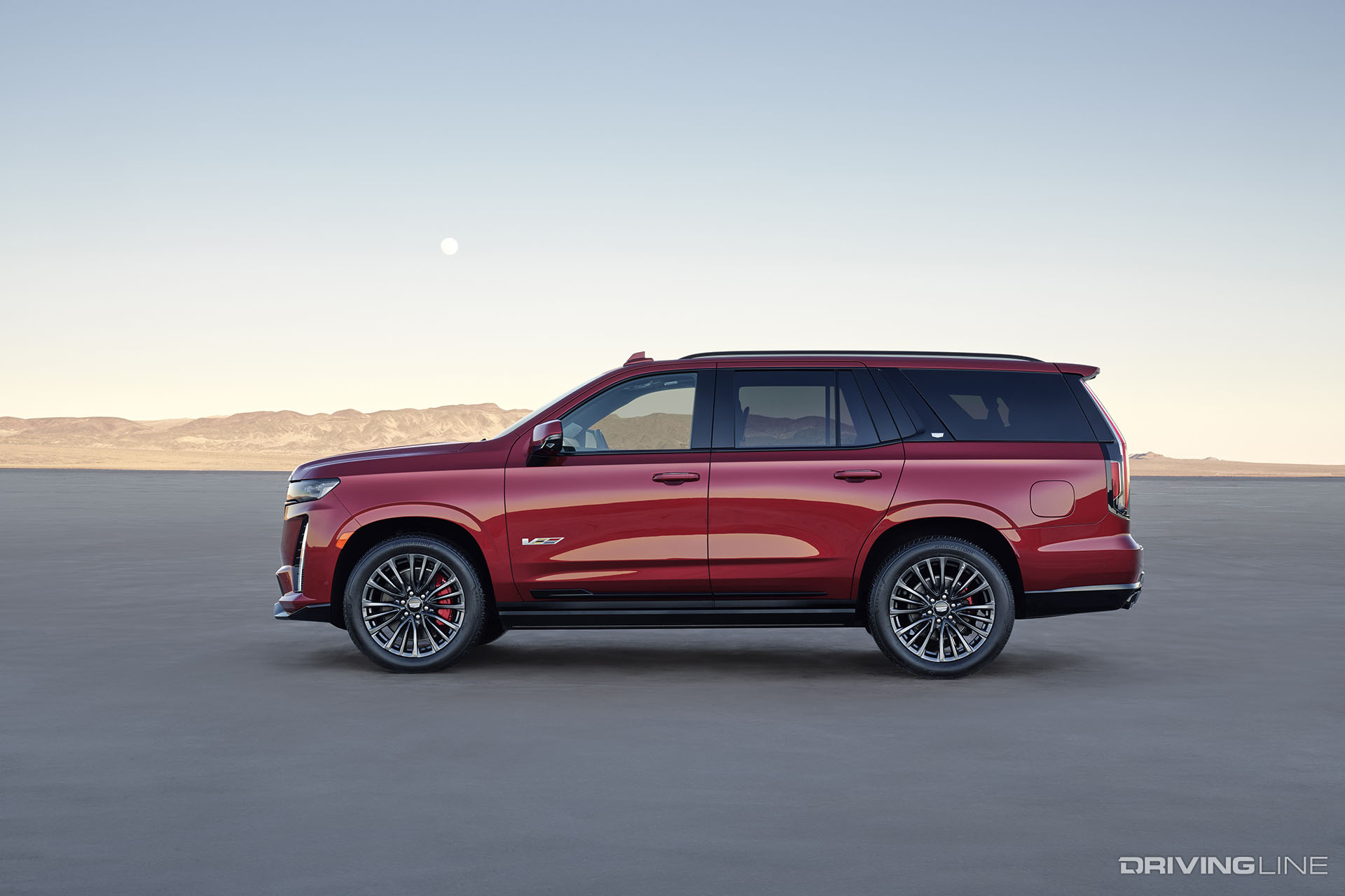 2023 Cadillac Escalade-V Side View Red