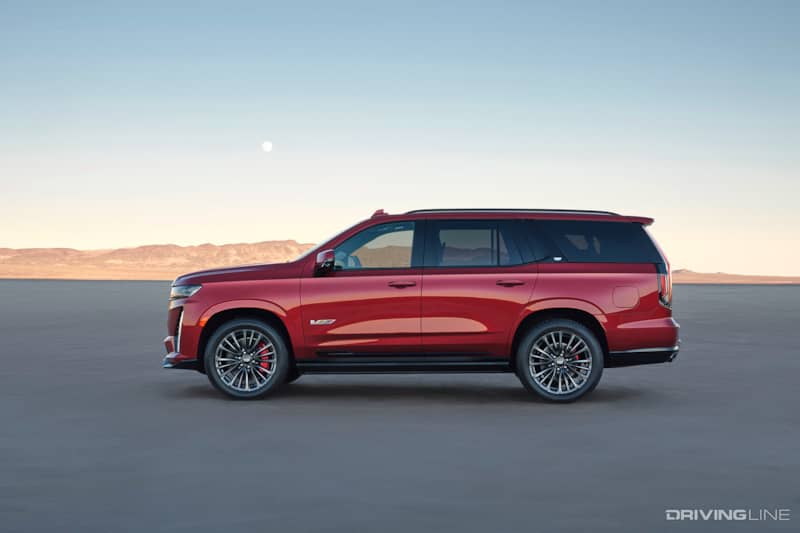 2023 Cadillac Escalade-V Side View Red