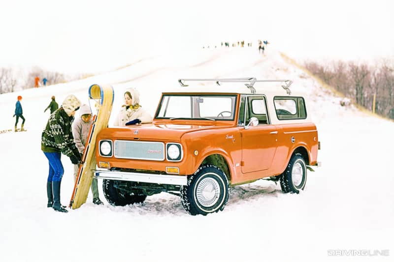 International Scout in Snow