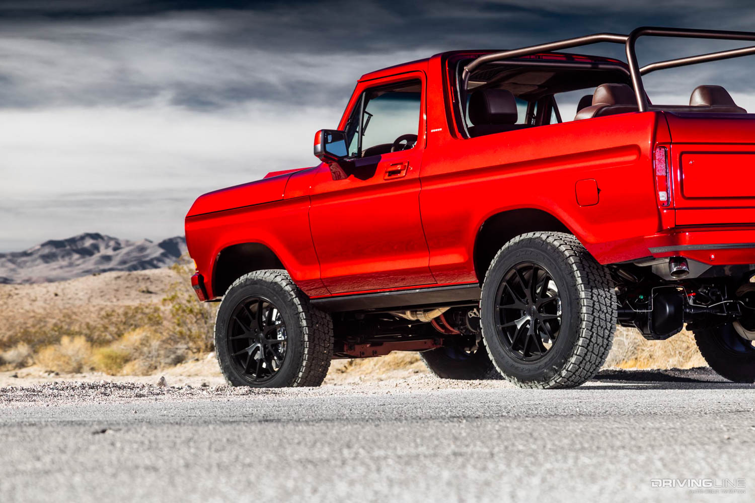 35-inch Nitto Terra Grappler G2 A/T tires on Ford Bronco Restomod