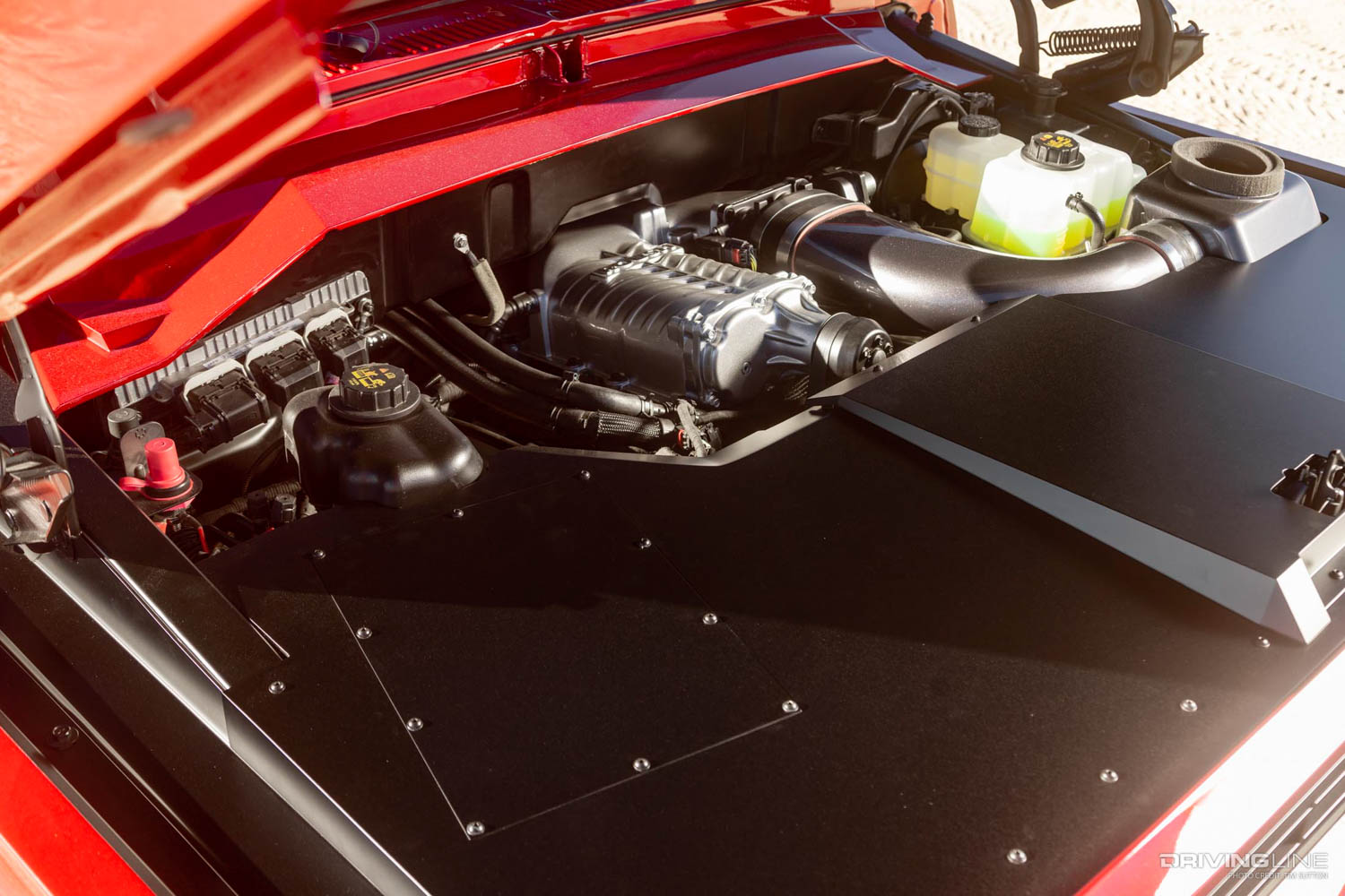 Supercharged 5.0L Coyote V8 in 1979 Bronco