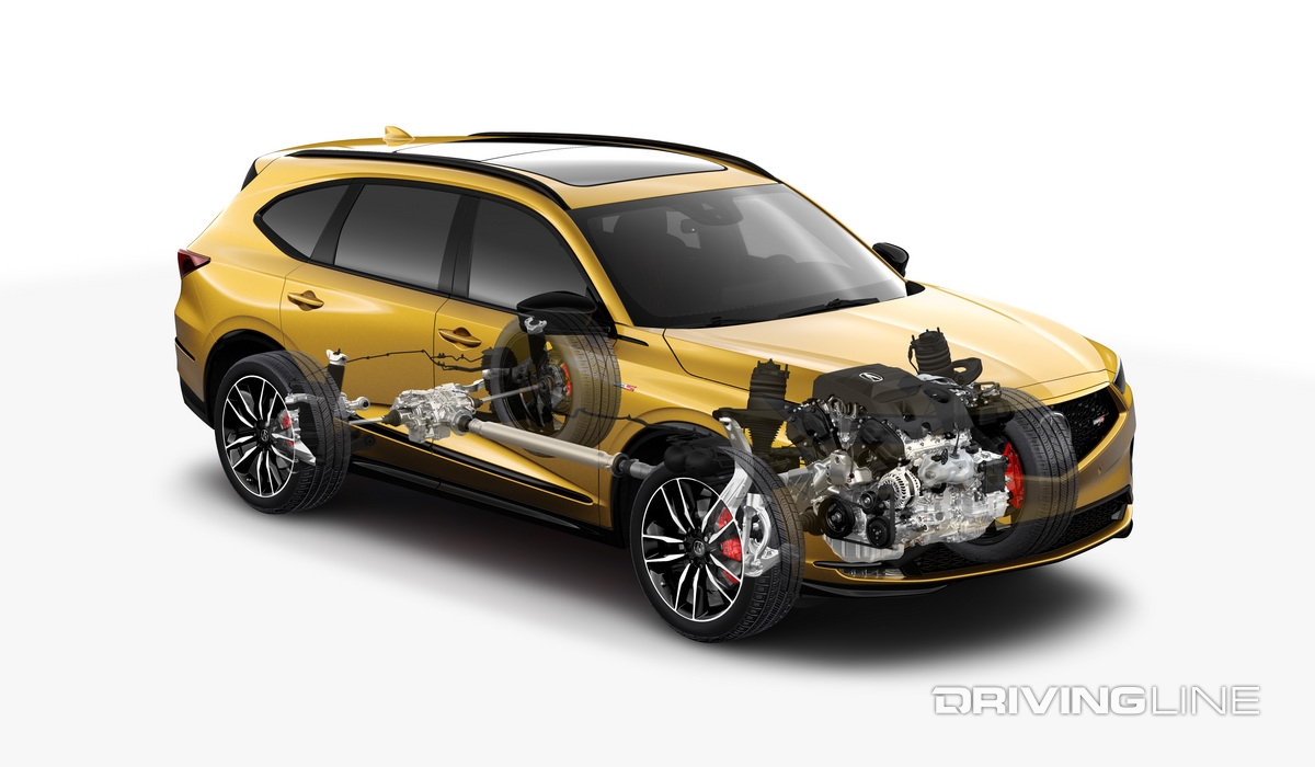 2022 Acura MDX Type S cutaway