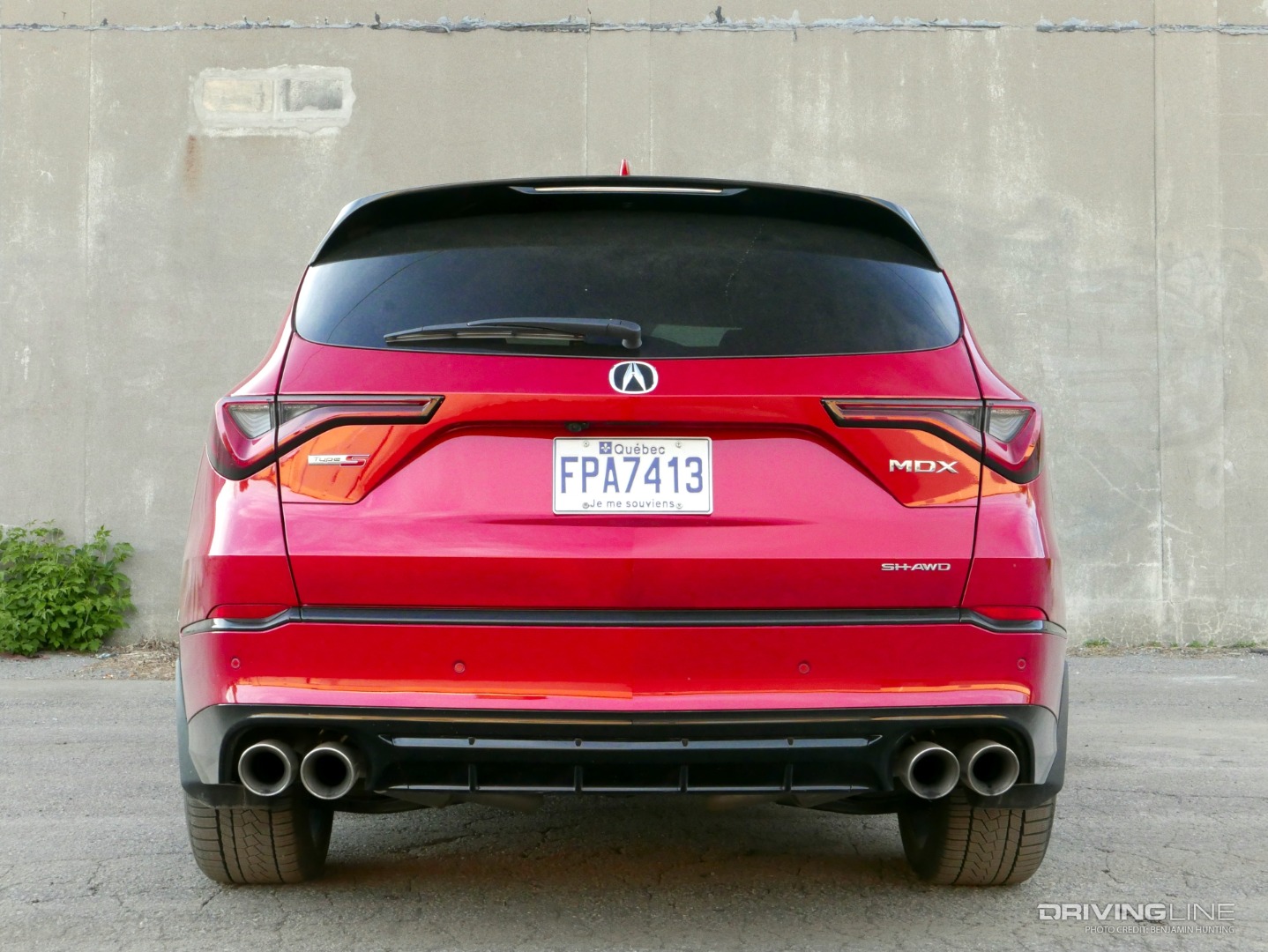 2022 Acura MDX Type S rear view