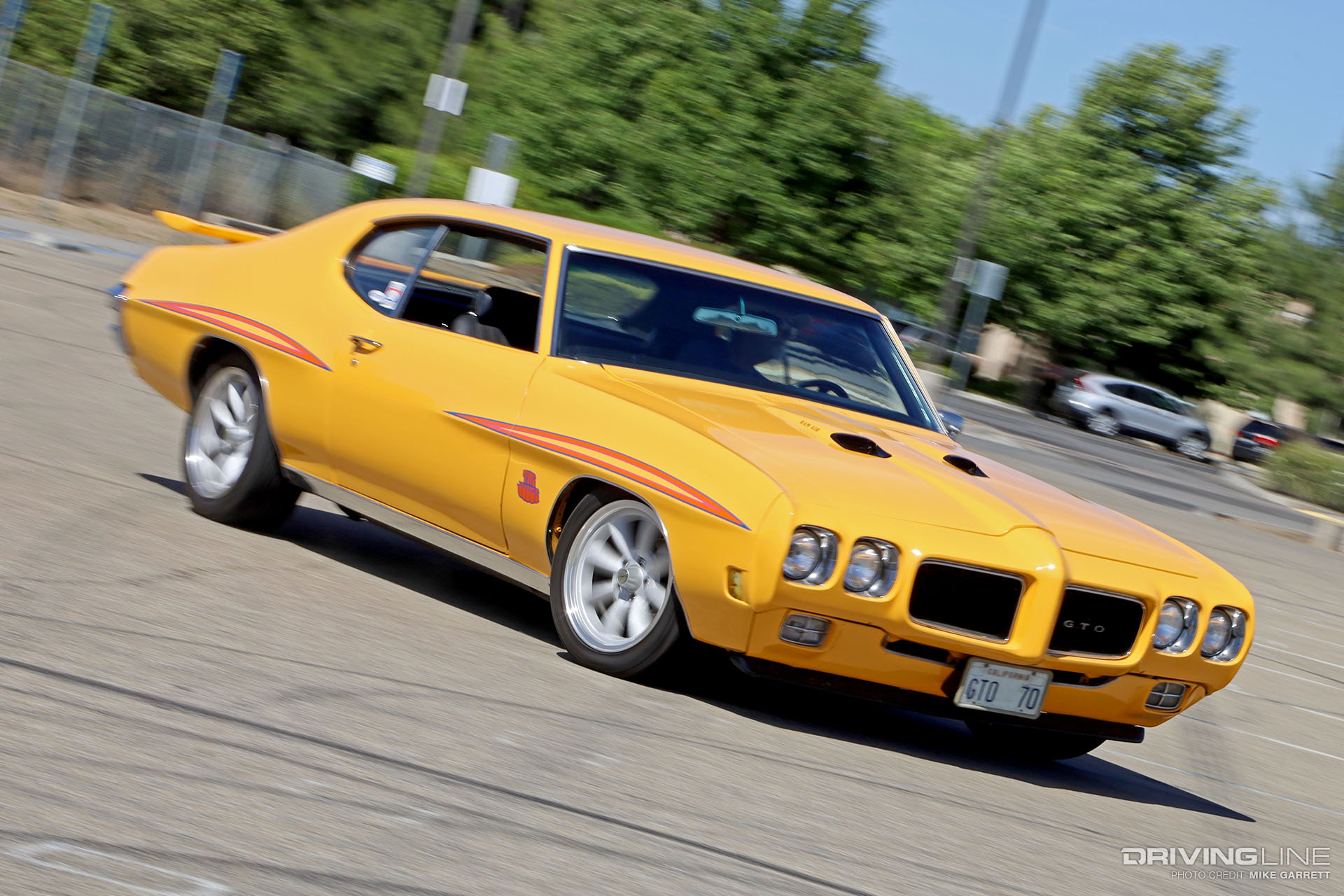 1970 Pontiac GTO on Trans Am Race Engineering Wheels and Nitto NT555 G2 Tires