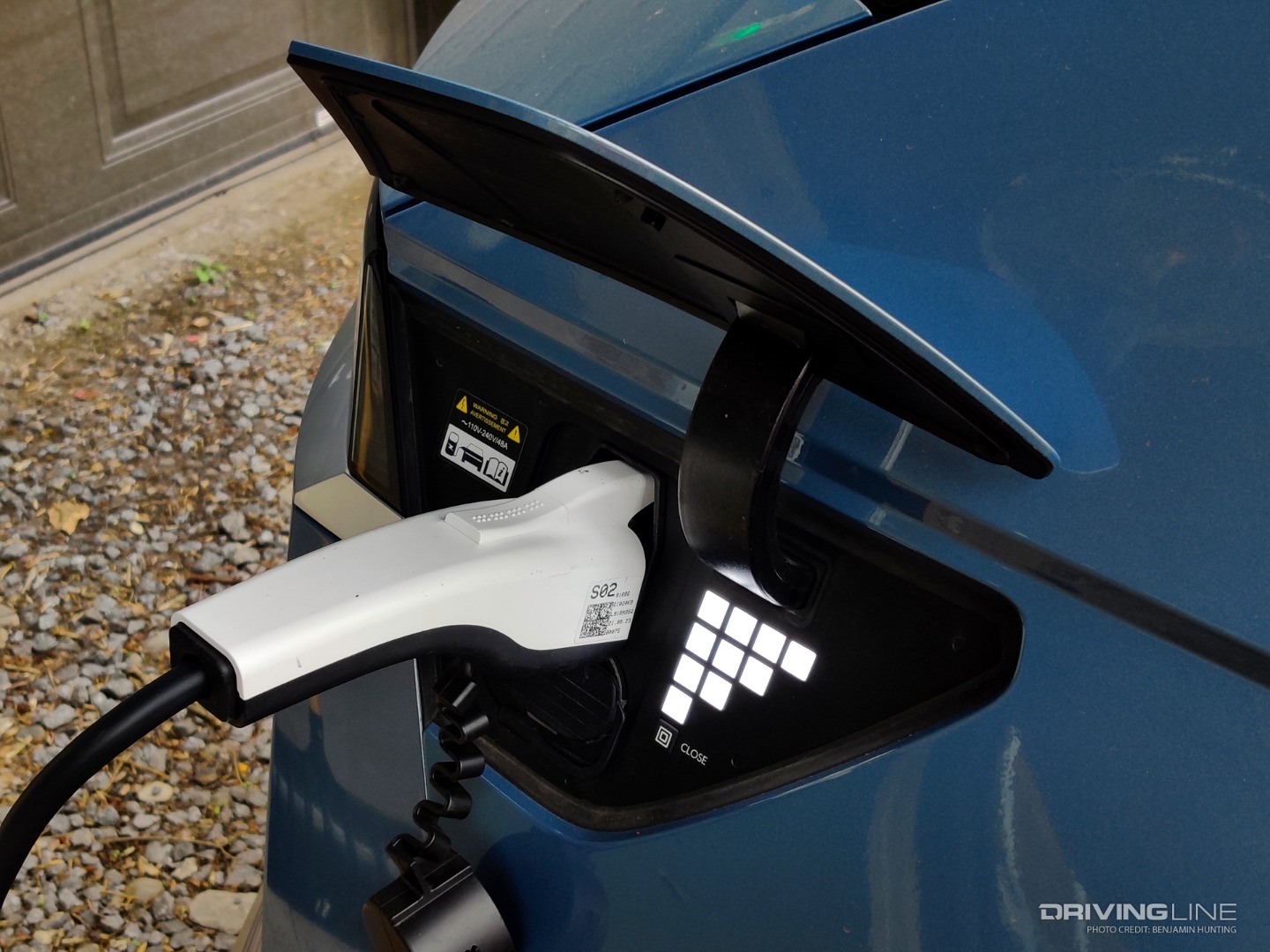 2022 Hyundai Ioniq 5 charging plugged in