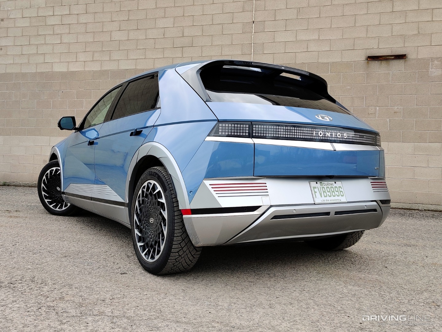 2022 Hyundai Ioniq 5 rear 3/4 view