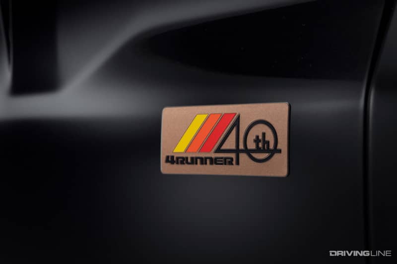 2023 4Runner 40th Anniversary Badge
