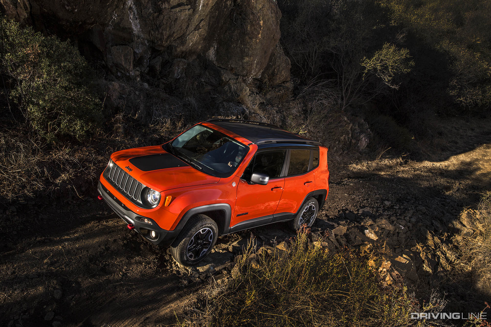 Jeep Renegade Trailhawk on Trail