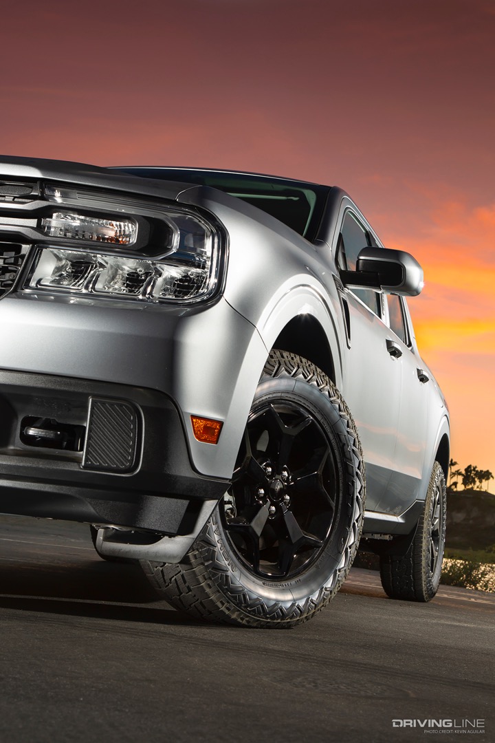 Chris Hodge's 2022 Ford Maverick with Nitto Nomad Grappler Tires