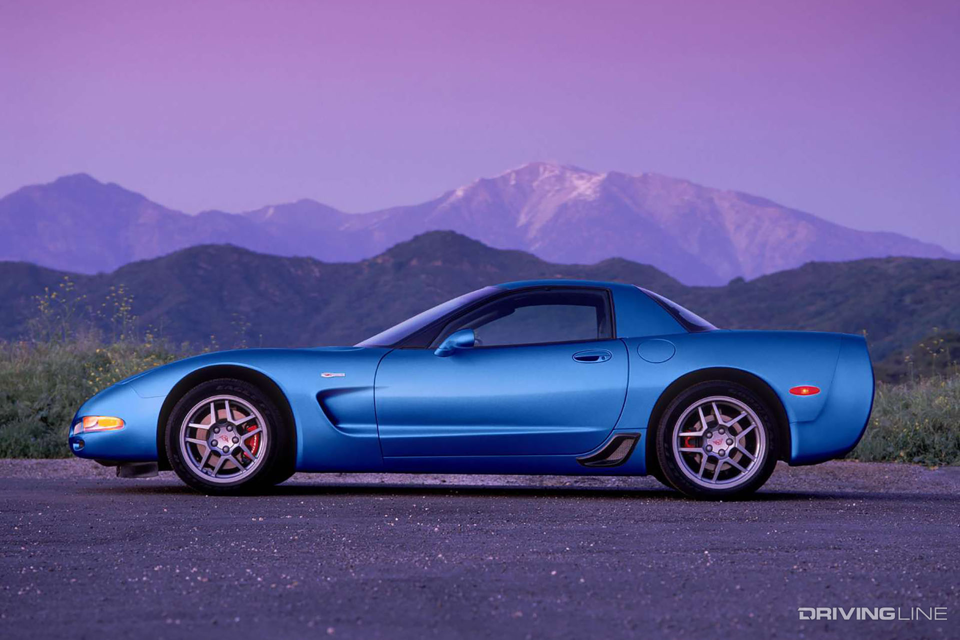C5 Corvette Z06 Blue Side