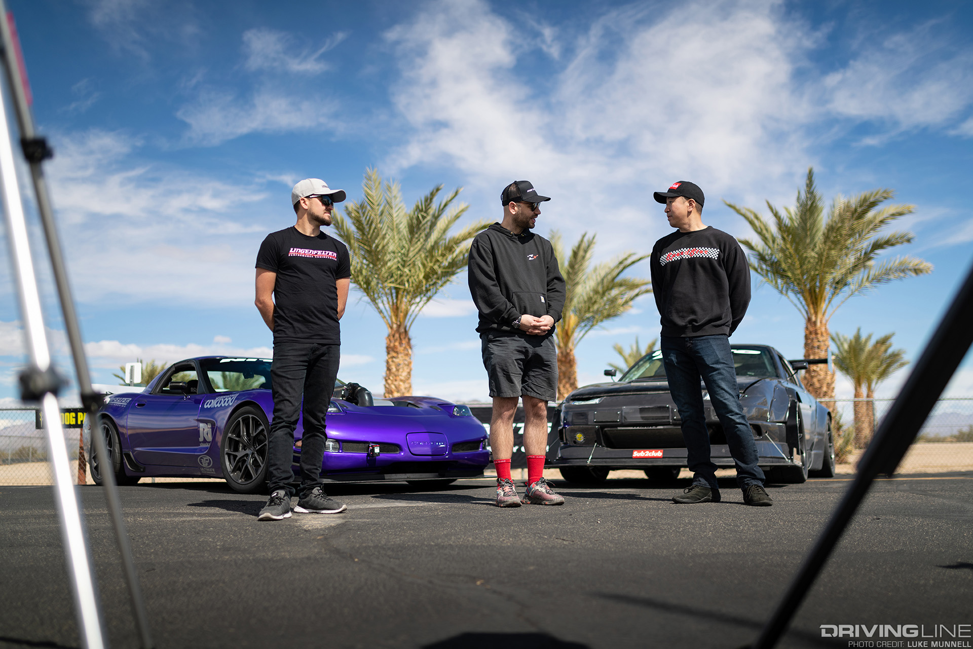driver battles post race talk at chuckwalla raceway