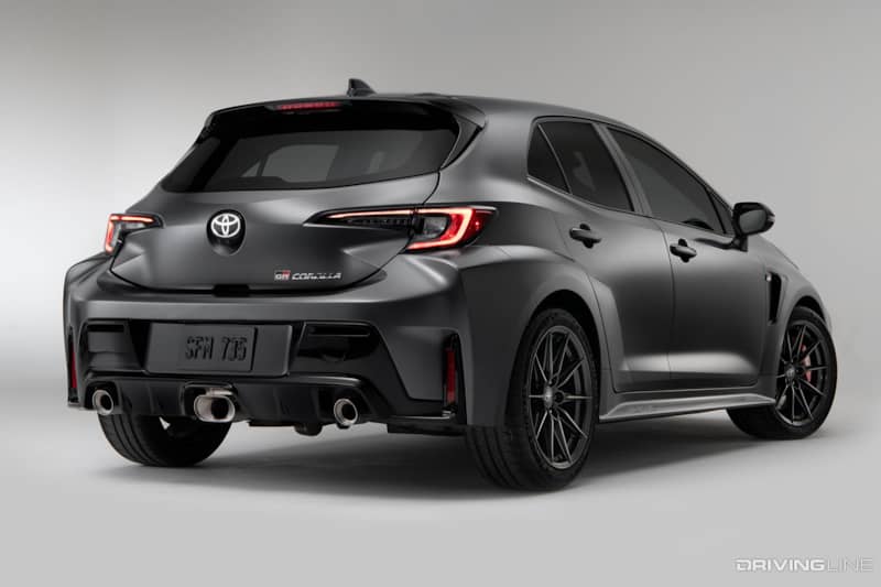 2023 GR Corolla Rear View