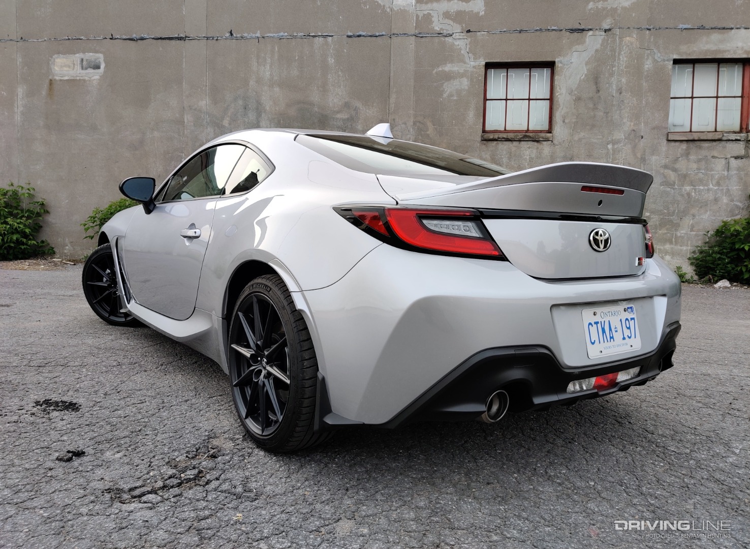 2022 Toyota GR 86 rear view 3/4