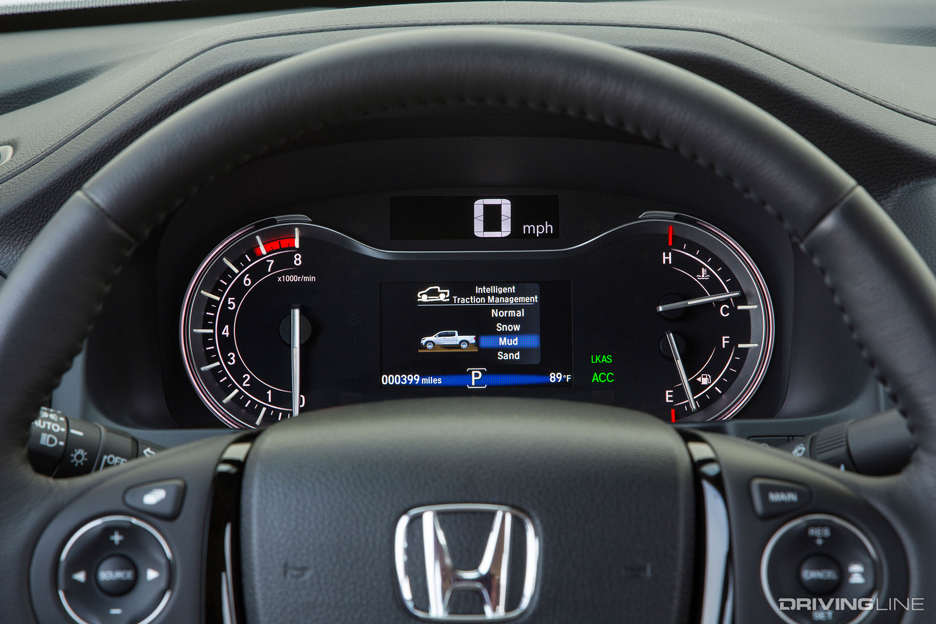 Honda Ridgeline Terrain Modes