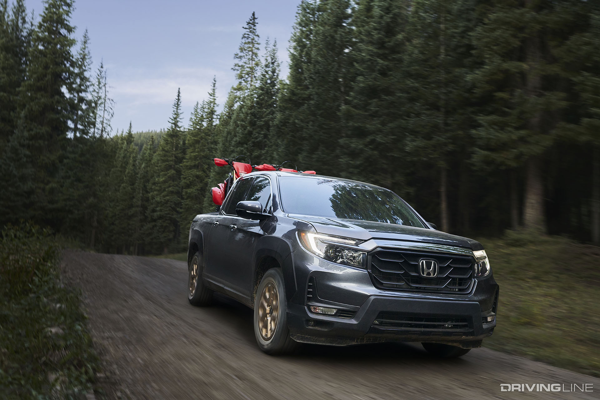 Honda Ridgeline on Trail