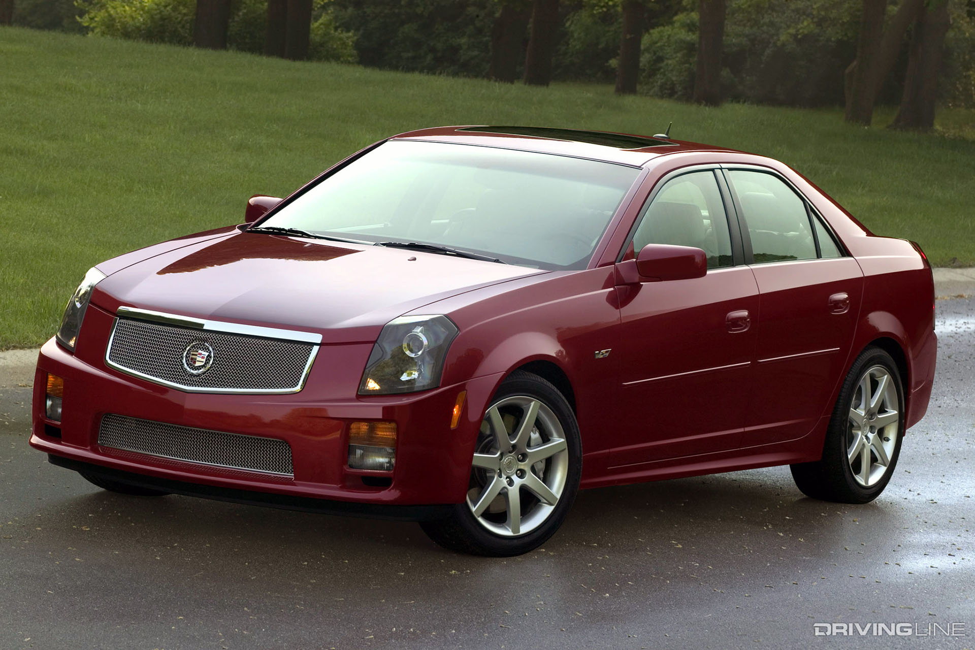 2004 Cadillac CTS-V Red Front View