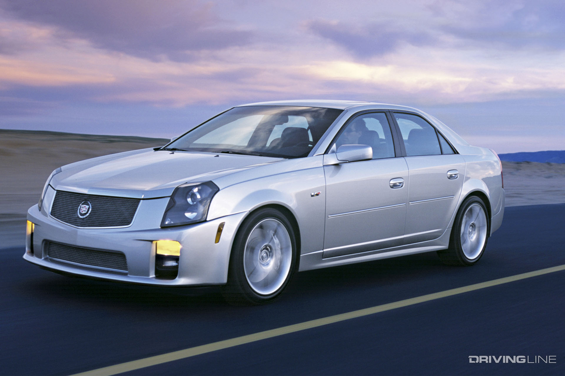Cadillac CTS-V 2004 Silver in Motion