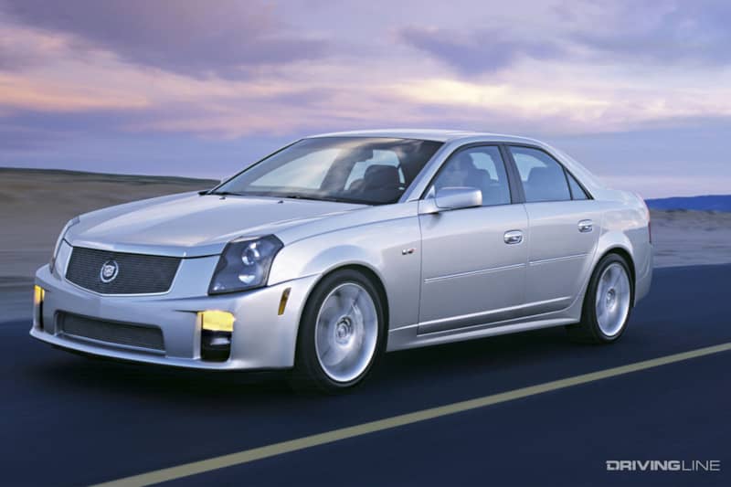 Cadillac CTS-V 2004 Silver in Motion