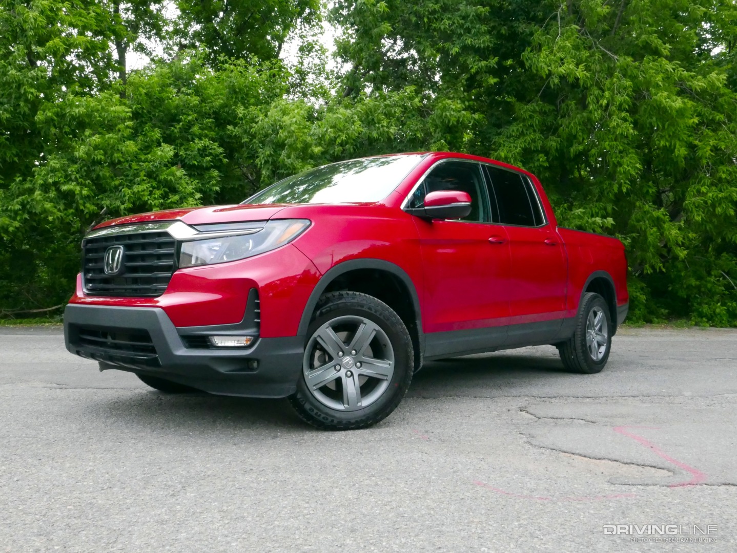 2022 Honda Ridgeline front 3/4
