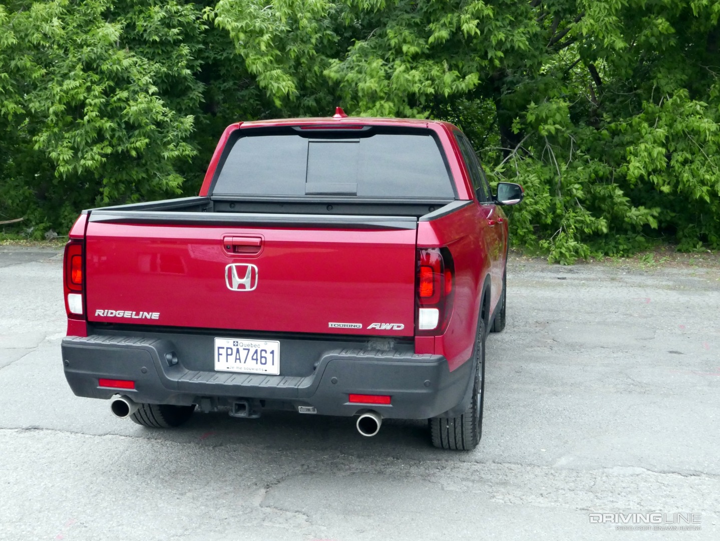 2022 Honda Ridgeline rear view