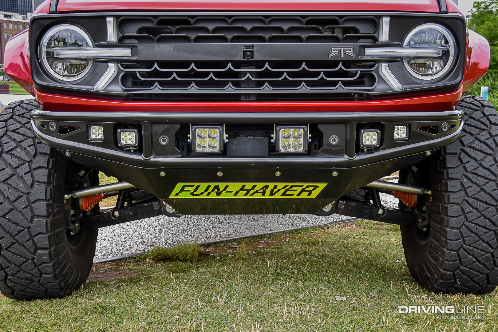 Front End of Bronco Long Travel