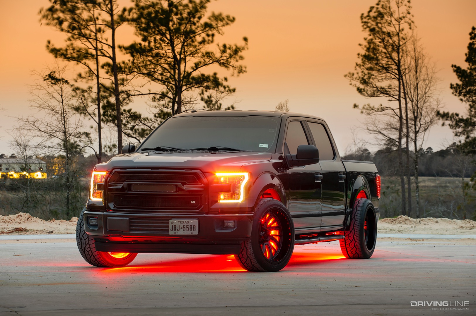 Front of Brandt Caloudas' 2017 Ford F150